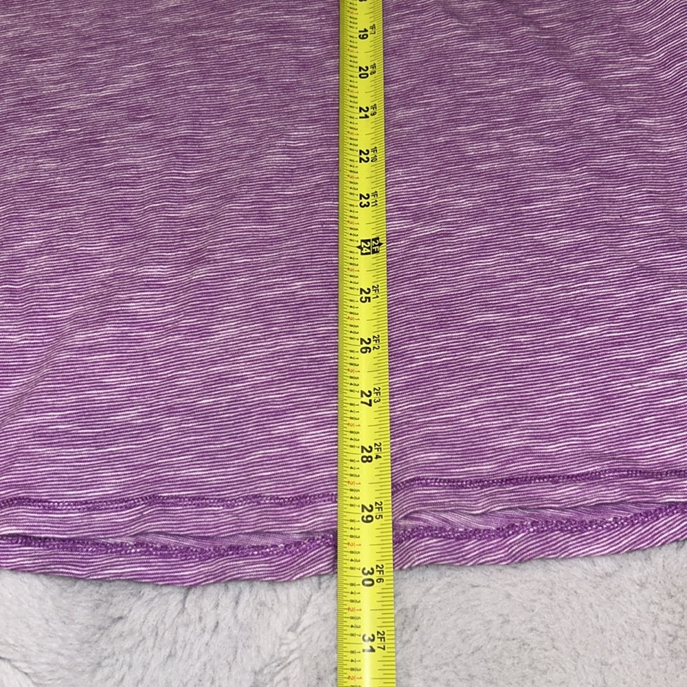 Plus size purple cowl neck 3X top - Picture 5 of 5